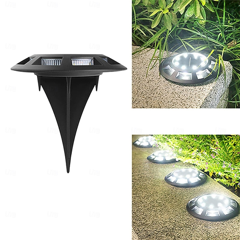 Outdoor Solar Lights Solar Ground Light 16 LED Upgraded Outdoor Waterproof Bright in-Ground Light for Garden Walkway Yard Patio4