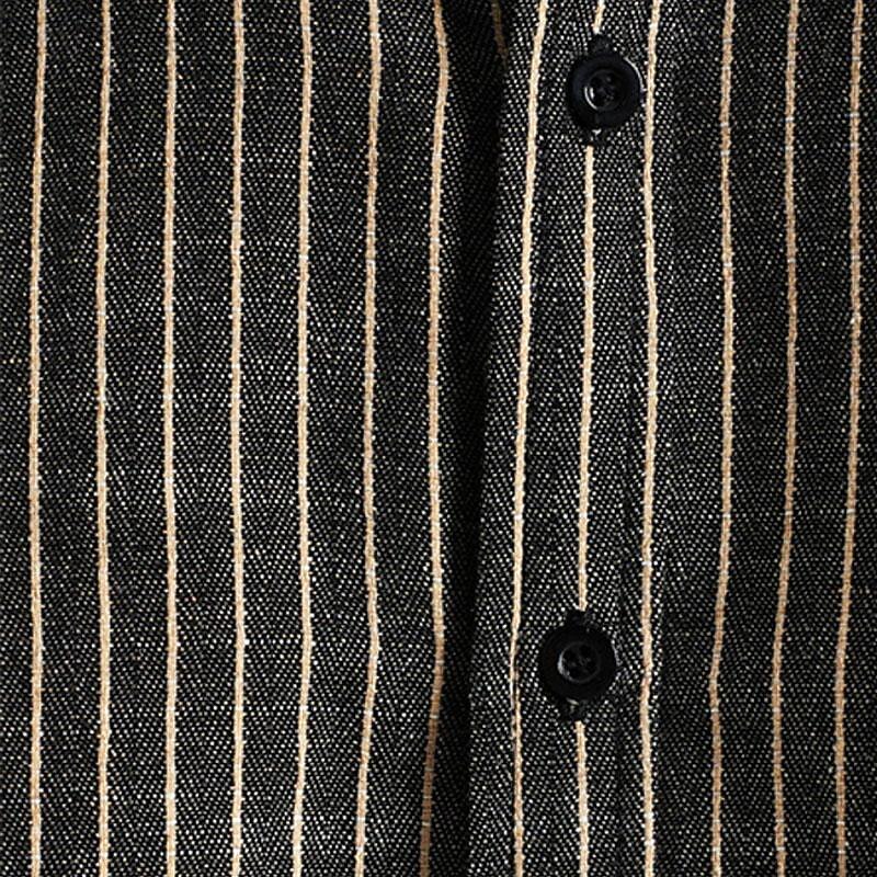 Men's Shirt Summer Shirt Casual Shirt Beach Shirt Button Up Shirt Striped Shirts Black Short Sleeve Stripes Turndown Vacation Hawaiian Clothing Apparel Polyester Fashion Casual Comfortable4