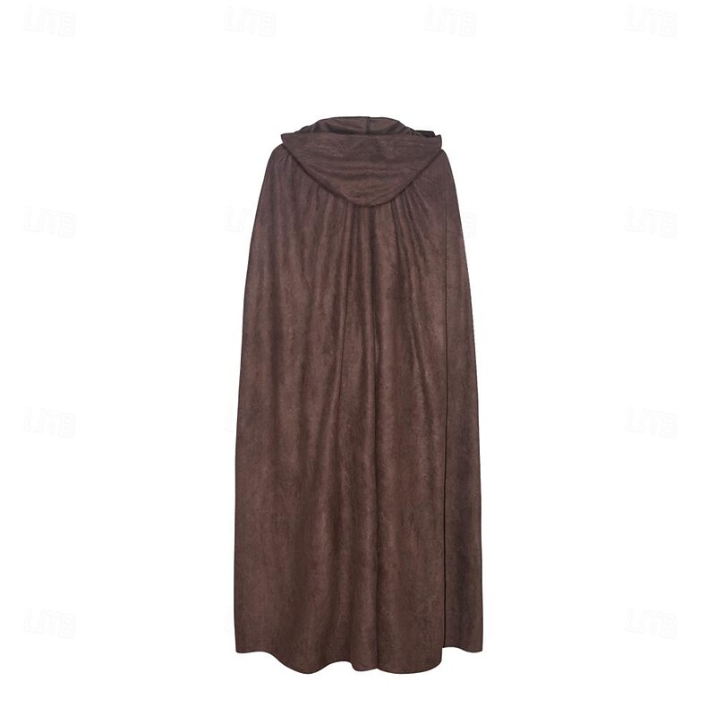 Retro Vintage Medieval Renaissance Outfits Pirate Pants Hooded Cloak Viking Ranger Elven Fancy Dress Men's Viking Fantasy Halloween Carnival Masquerade Performance Stage Renaissance Fair Adults Top4