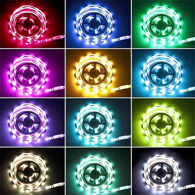 Waterproof 5M RGB TV BlackLight USB LED Strip Light Smart App Control Ice String Room Lights Pool Light Strip 5050 5V Colorful for Children Into The Home Decor RGB Ribbon3