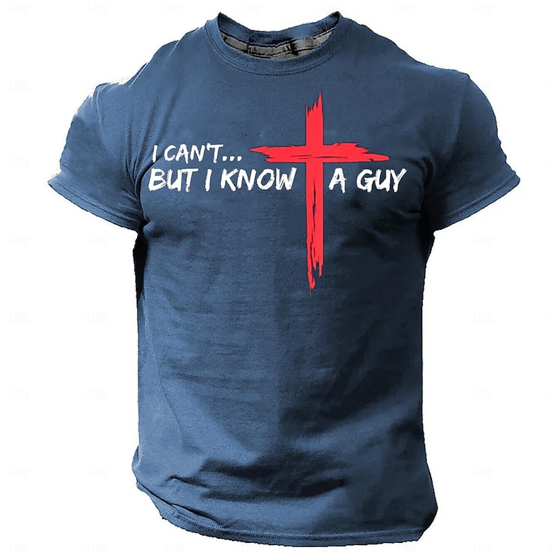 Men's T Shirt T shirt 3D Print Crew Neck Shirt Athleisure Street Style Street Sports Outdoor Black Blue Green Summer Spring Clothing Apparel S M L XL XXL XXXL