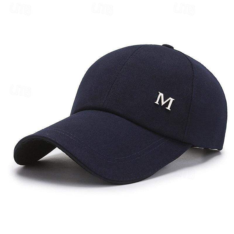 Men's Baseball Cap Sun Hat Trucker Hat Black Red Polyester Fashion Casual Street Daily Letter Adjustable Sunscreen Breathable3