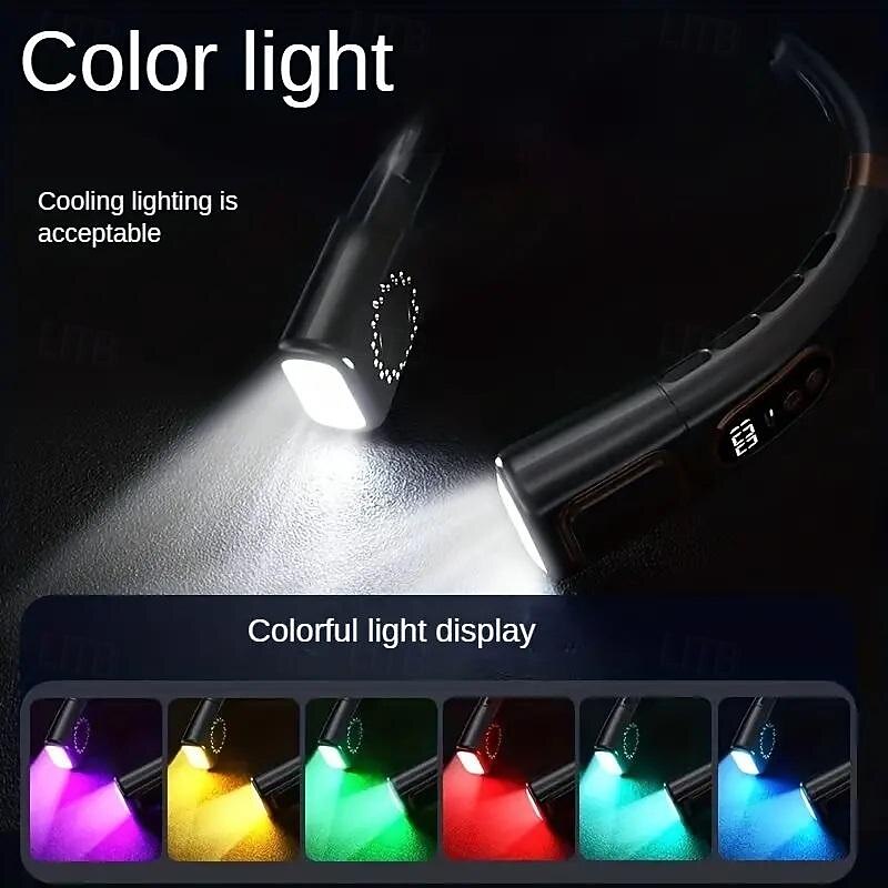 Wearable 5-Speed Neck Fan – Touch Control Silent Air Cooler, USB Powered for Outdoor Sport and Travel4