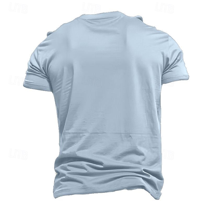 Men's Graphic Headset T Shirt T shirt 3D Print Crew Neck Shirt Fashion Daily Simple Vacation Sports Outdoor Holiday Light Blue Black White Summer Spring Clothing Apparel S M L XL XXL XXXL2
