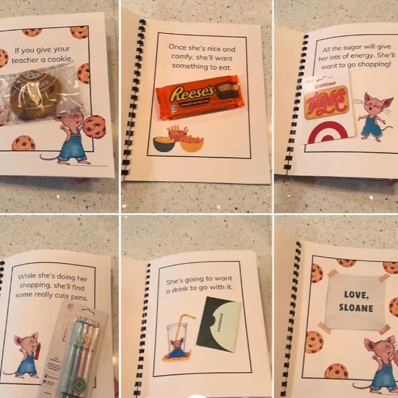 If You Give Your Teacher a Cookie Book Heartfelt Tribute and Versatile Gift for Teacher Appreciation - Leave a Lasting Impact with This Appealing Design2