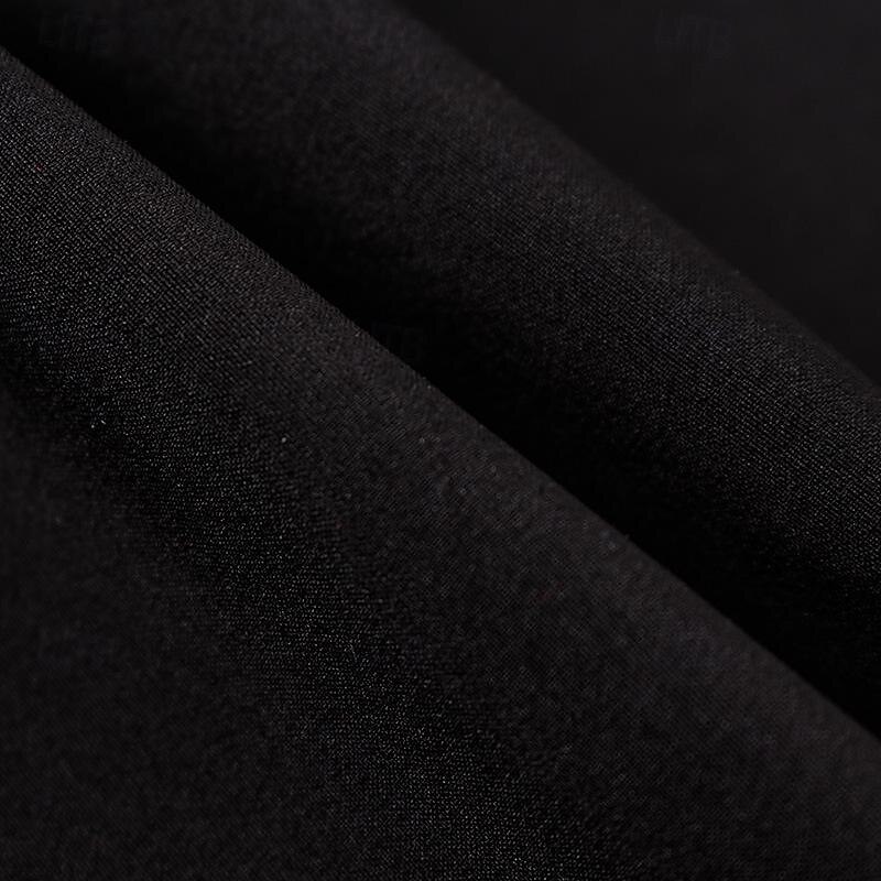 Men's Athletic Shorts Outdoor Shorts Hiking Shorts Elastic Waist Zipper Pocket Plain Quick Dry High Stretch Knee Length Outdoor Daily Streetwear Sports Fashion Black Blue Micro-elastic3