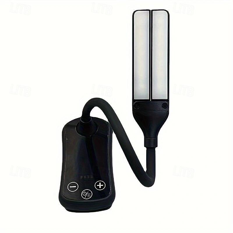 1pc Rechargeable Reading Light, Adjustable LED Light, Small Clip-on Lamp for Desk Reading, Perfect Night Reading Gift2