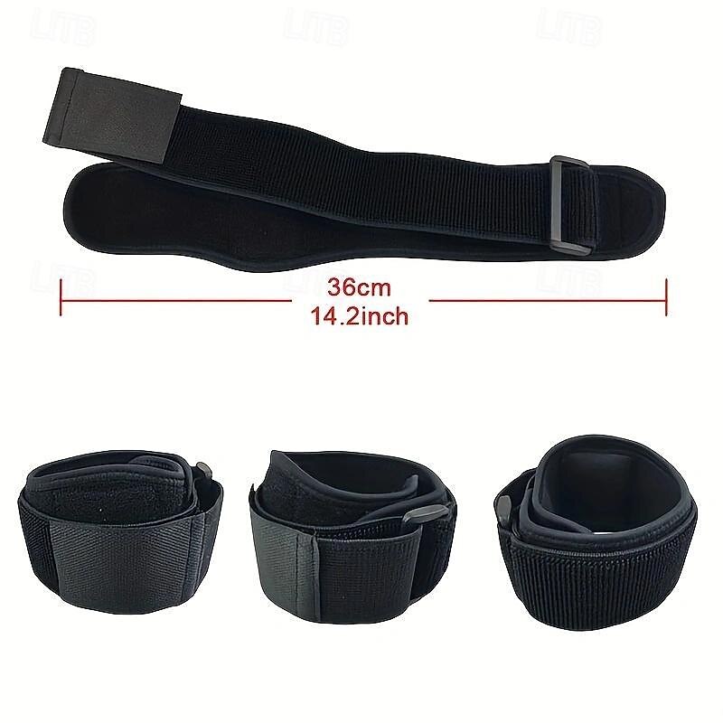 Sports Compression Elbow Brace (Fit Up To 154.32LB) Support Straps With GEL Pad & Adjustable Band2