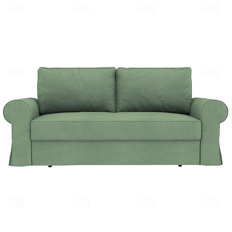 100% Cotton Sofa Bed Cover Solid Color Quilted Cotton Slipcovers  BACKcover LITB PRIME cover3