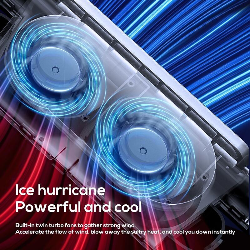 Turbo High Wind Car Seat Cooling Fan - USB Plug, Back Pillow Design for Efficient Cooling4