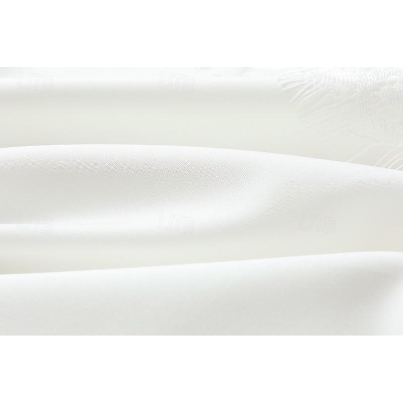 Women's White Bohemian Dress Lace Dress Detailed Layered Dress Sleeveless Scoop Neck White Tan Casual Summer Beach Party Relaxed Fit Clothing Apparel4