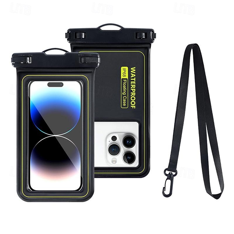 Outdoor Drifting Travel Diving Swimming Touchable Screen Phone Waterproof Cover Sponge Floating Phone Waterproof Bag4