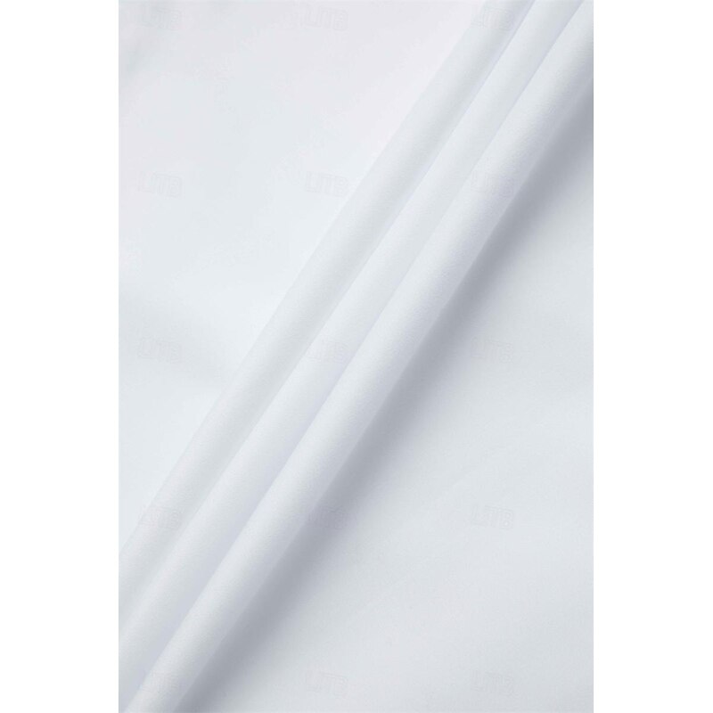 Men's Shirt Summer Shirt Dress Shirt Button Up Shirt Casual Shirt White Navy Blue Blue Long Sleeve Plain Collar Daily Vacation Clothing Apparel Fashion Casual3