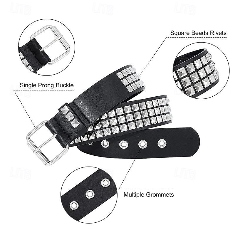 Bracelet Wasit Belt PU Leather Bracelet Finger Ring Retro Vintage Punk & Gothic Alloy For Cosplay Halloween Carnival Women's Costume Jewelry Fashion Jewelry4