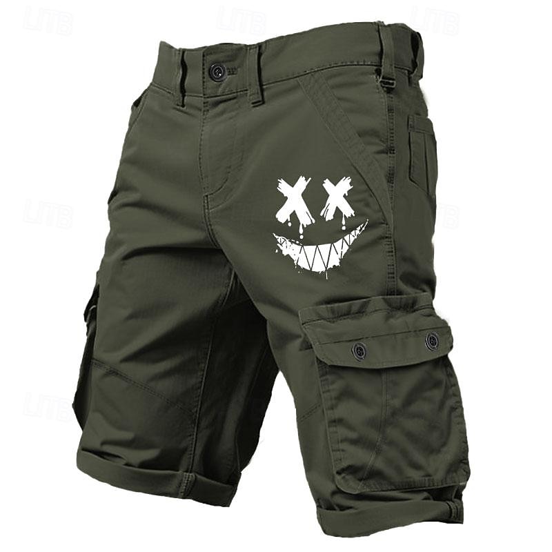 Men's Graphic Geometric Cargo Shorts Mid Waist Sports Fashion Designer Outdoor Sports Outdoor Camping & Hiking 6 Pocket Designer Clothing Apparel3