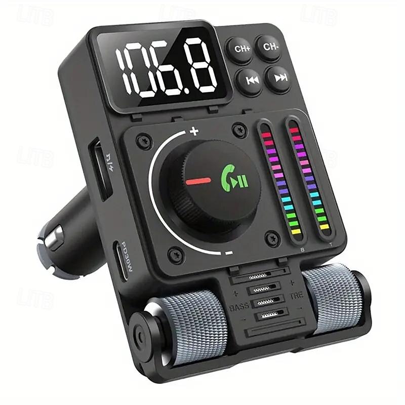 Car Mp3 Player USB Flash Drive Lossless HIFI High Bass Equalizer Music Car Bluetooth FM Transmitter