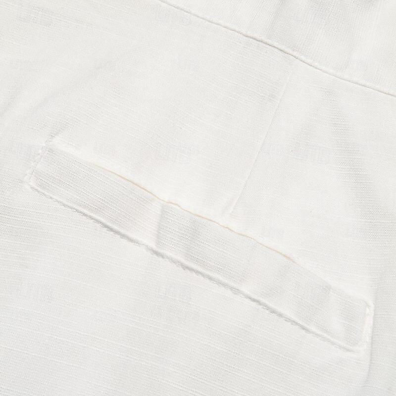 Men's Shorts Linen Shorts Summer Shorts Beach Shorts Buttons Pocket Straight Leg Plain Comfort Breathable Knee Length Daily Holiday Beach Fashion Streetwear Black White Inelastic3