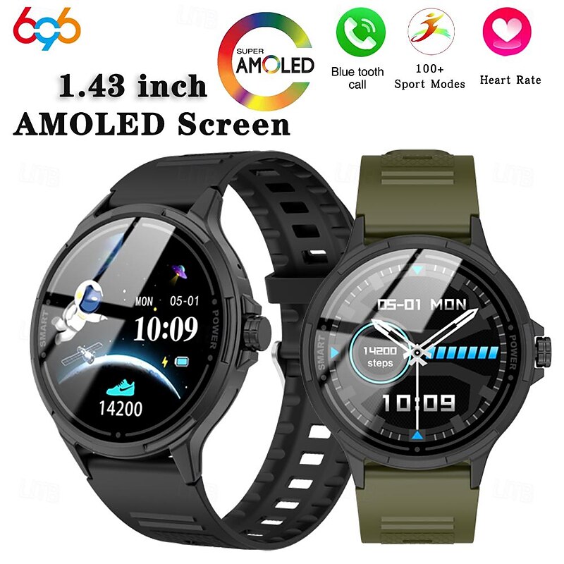 696 Y25 Smart Watch 1.9 inch Smartwatch Fitness Running Watch Bluetooth ECG+PPG Pedometer Call Reminder Compatible with Android iOS Women Men Hands-Free Calls Message Reminder IP 67 48mm Watch Case2