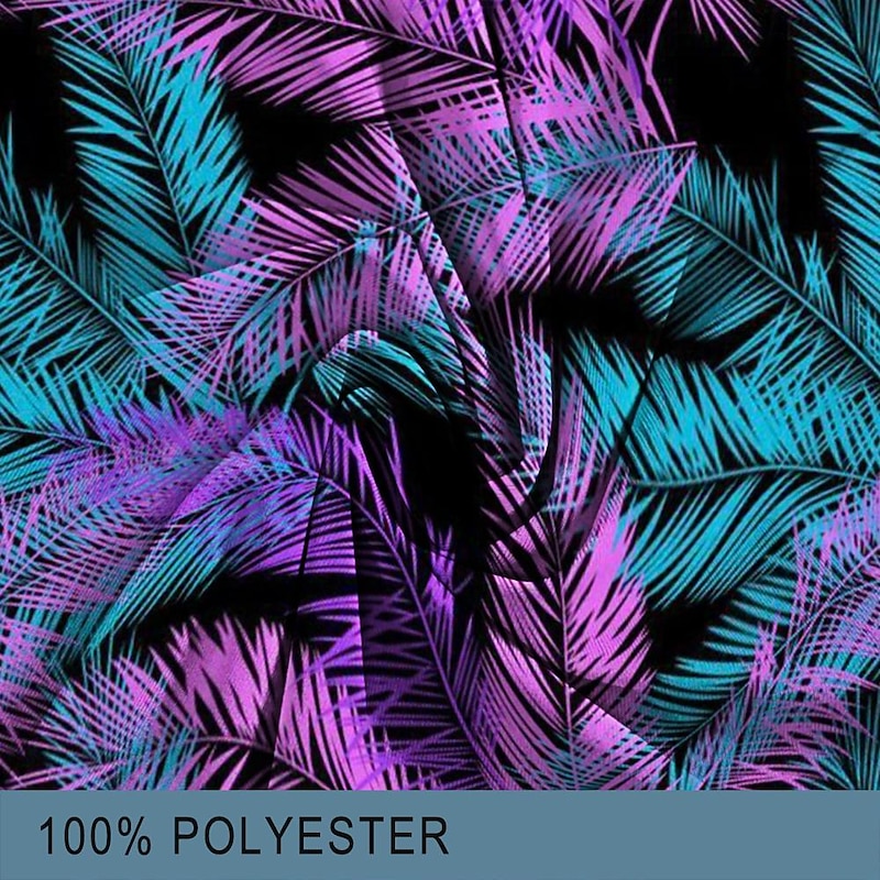 Men's Leaf Tropical Plants Swim Trunks Swim Shorts Board Shorts Mid Waist Fashion Designer Surfing Holiday Beach Drawstring Pocket Elastic Waist Designer Clothing Apparel3