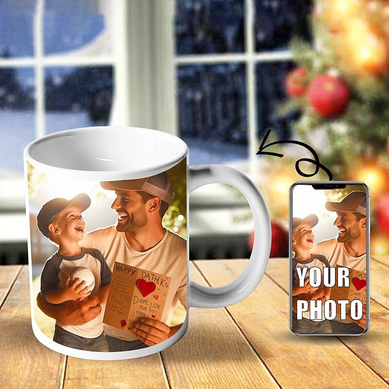 Personalized Photo Gift Mug  Custom Wedding Gift for Couple Wedding Gift Coffee Mugs Cup Custom Ceramic Mug Customizable Mug 11oz3