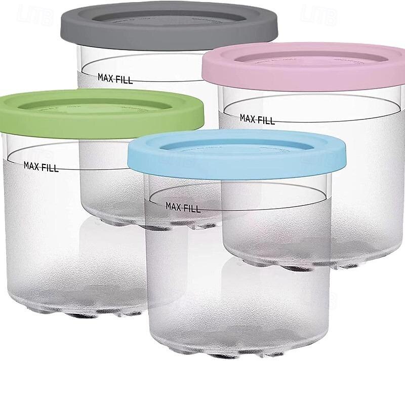 4pcs Ice Cream Pints Cup Containers With Lids Replacements For Ninja Creami Pints3