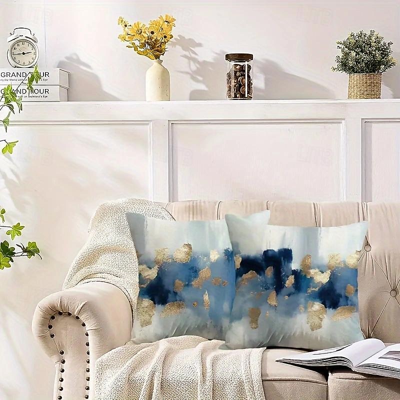 Abstract Marble Decorative Toss Pillows Cover 1PC Soft Square Cushion Case Pillowcase for Bedroom Livingroom Sofa Couch Chair4