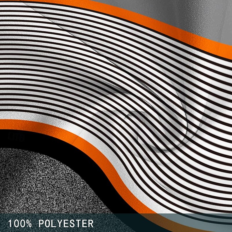 Men's Stripe Geometric Pattern Swim Trunks Swim Shorts Board Shorts Mid Waist Hawaiian Casual Holiday Beach Drawstring with Mesh lining Elastic Waist Designer Clothing Apparel3