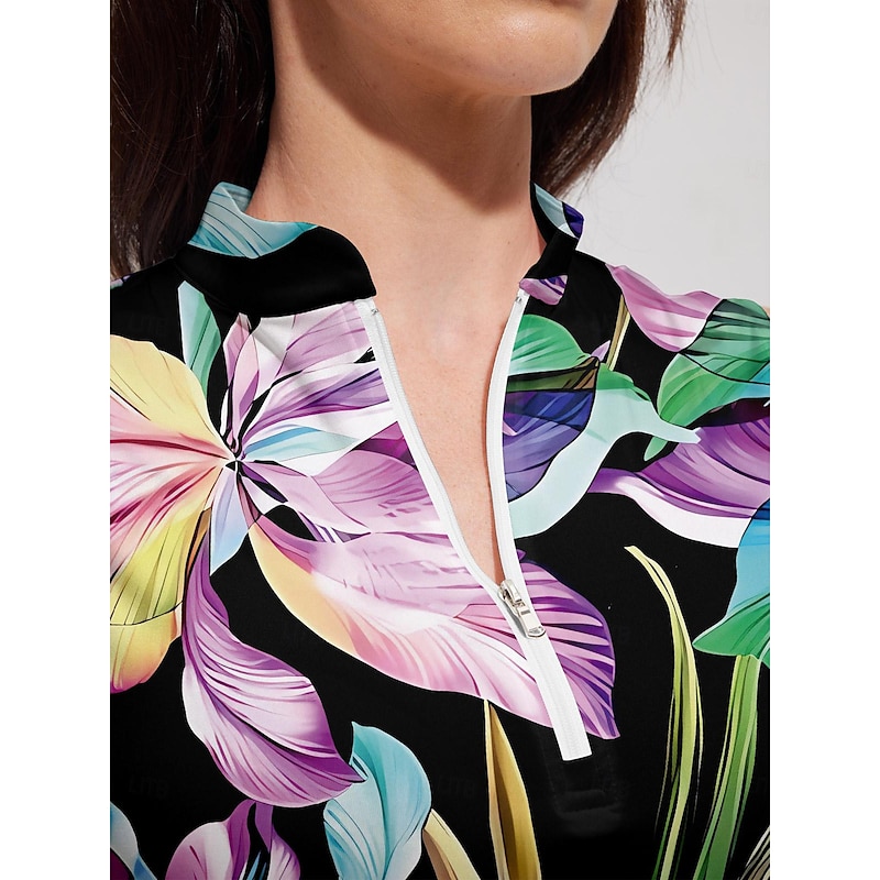 Women's Golf Dress Black Sleeveless Ladies Golf Attire Clothes Outfits Wear Apparel3