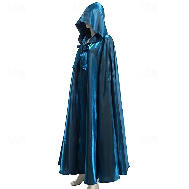 Retro Vintage Punk & Gothic Medieval Hooded Cloak Shawls Ranger Elven Fancy Dress Men's Women's Halloween Carnival Masquerade Party / Evening Adults' Cloak