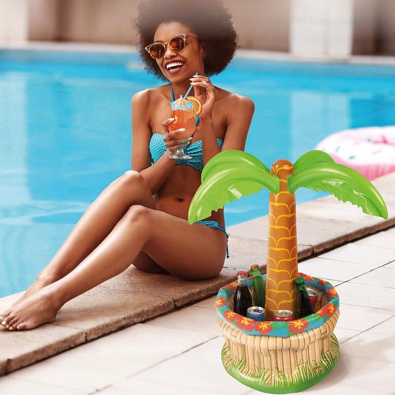 Water Play Equipment Inflatable Pool Float Non Toxic Geometric Pattern PVC Beach Theme Creative Family Outdoor Summer All Child's Adults'