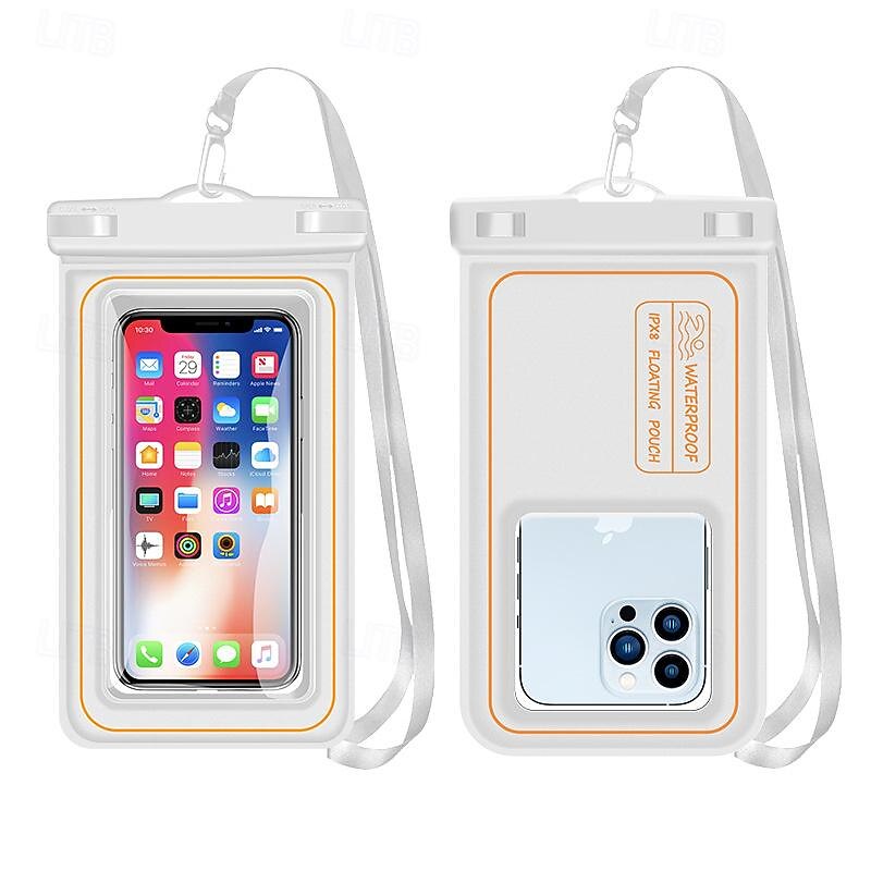 Outdoor Drifting Travel Diving Swimming Touchable Screen Phone Waterproof Cover Sponge Floating Phone Waterproof Bag2