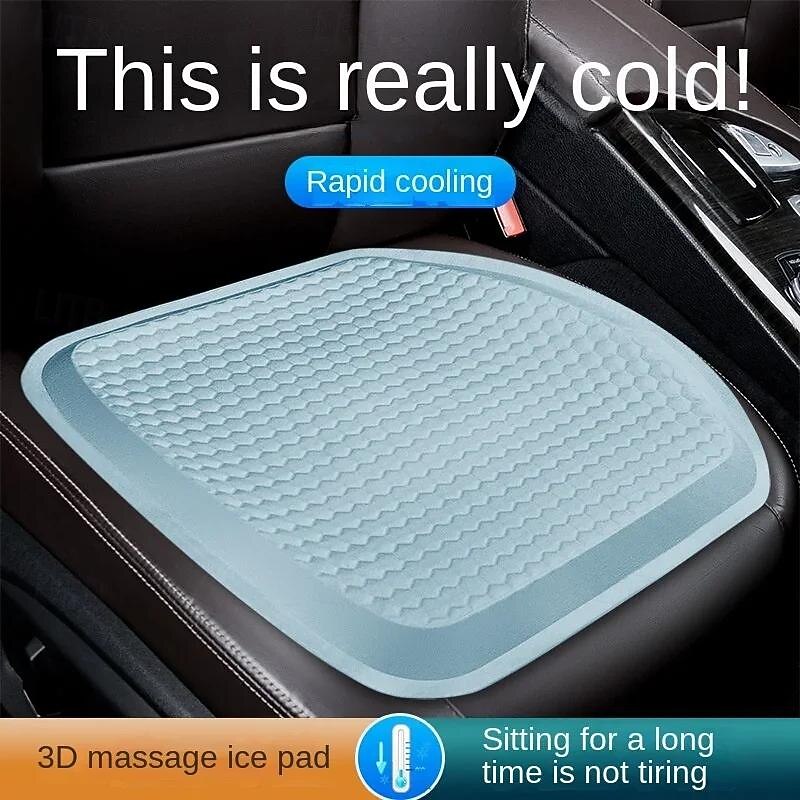 Summer Car Seat Cushion Breathable Cool Gel Universal Multifunctional Home Office Chair For Pressure Relief Back Tailbone Pain