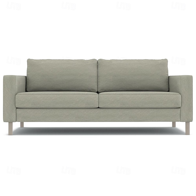 Sofa Cover 100% Cotton Solid Color Quilted Slipcovers  KARLcover LITB PRIME cover4