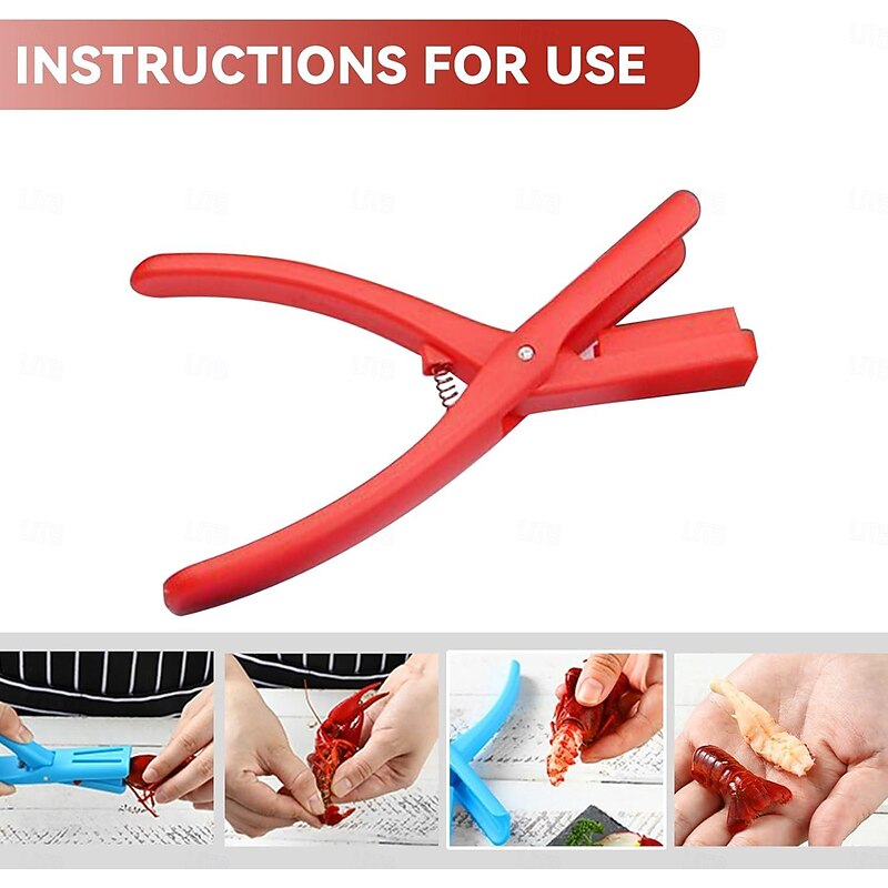 Crawfish Peeler, Crawfish Shucker, Crawfish Sheller Tool for Peeling Cooked Shrimp Tails, Universal Crayfish Shelling Device, Household Restaurant Easily Remove2