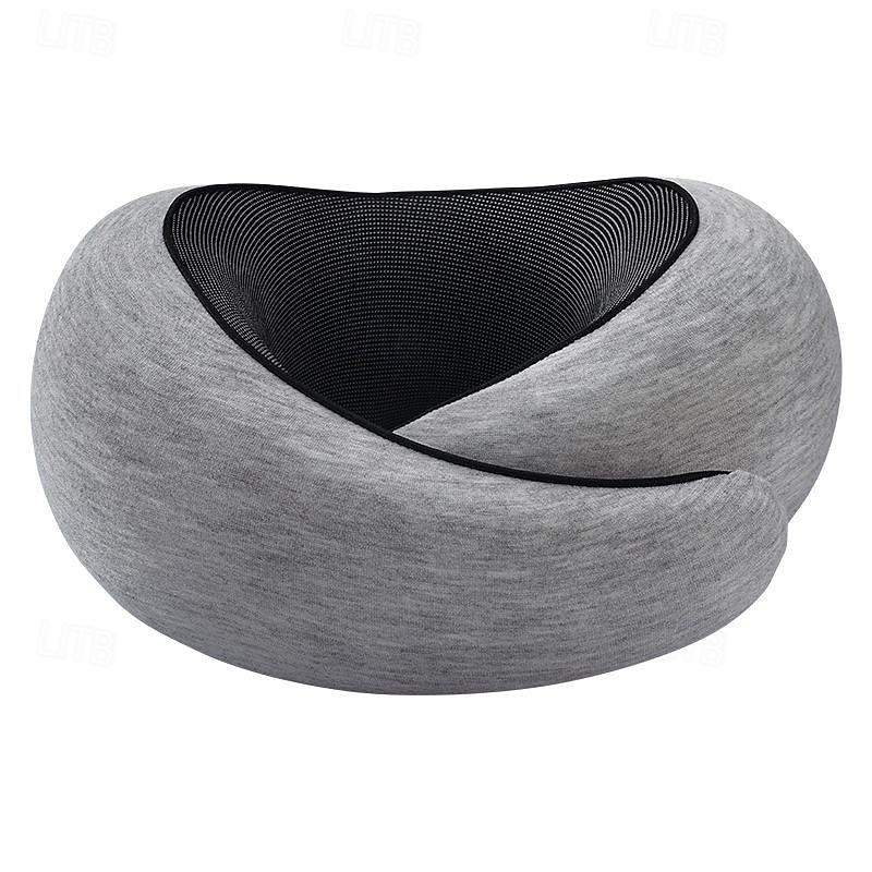 Travel Pillow for Commuters and Travelers U-shaped Pillow Memory Foam Neck Pillow with Storage Bag3