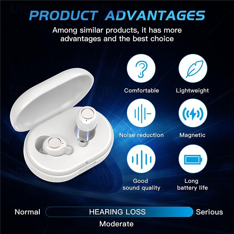 Noise-canceling hearing aids for the elderlyCharging sound amplifierHearing aid