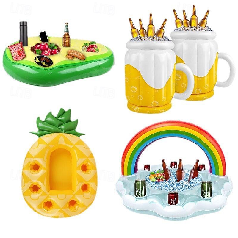 Water Play Equipment Inflatable Pool Float Garden Round Inflatable Pool Non Toxic Geometric Pattern PVC Beach Theme Creative Family Outdoor Summer All Child's Adults'