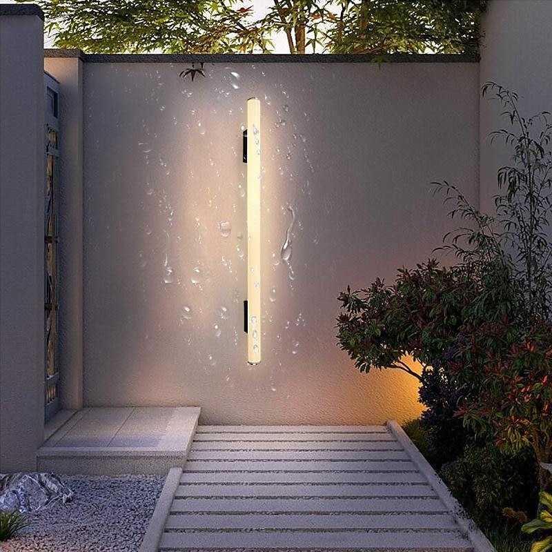 Long Wall Lamp Modern LED Light25/40/55/80cm Warm White IP65 Waterproof Acrylic Sconce Lantern for Living Room, Bathroom, Garage, Patio4