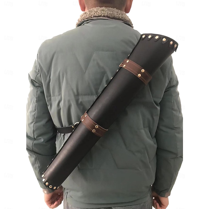 Retro Vintage Medieval Renaissance Quiver Viking Ranger Elven Fancy Dress Men's Viking Halloween Carnival Masquerade Party Renaissance Fair LARP Adults More Accessories
