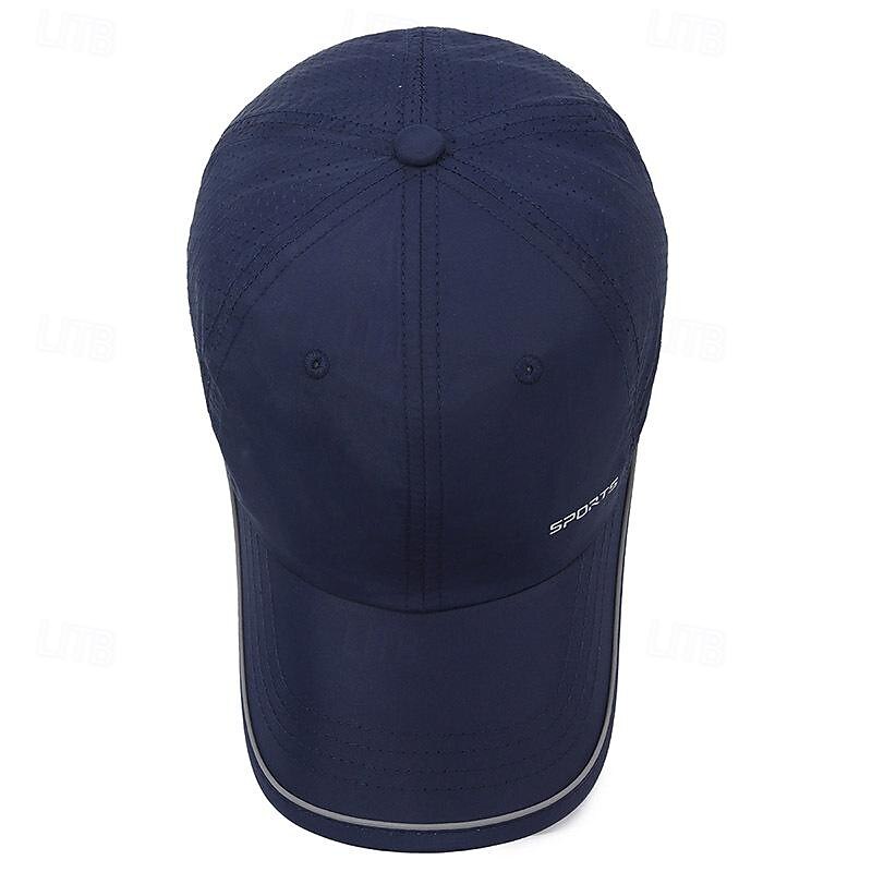 Men's Baseball Cap Sun Hat Trucker Hat Black White Polyester Fashion Casual Street Daily Letter Adjustable Sunscreen Breathable Quick Dry4