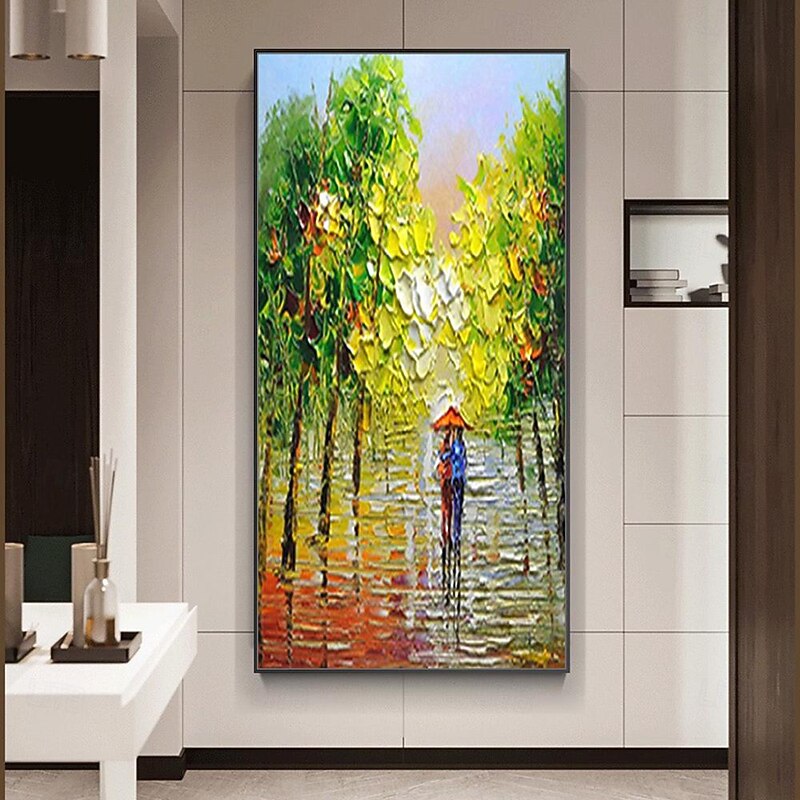 Mintura Handmade 3D Textured Landscape Oil Paintings On Canvas Wall Art Decoration Modern Abstract Picture For Home Decor Rolled Frameless Unstretched Painting4