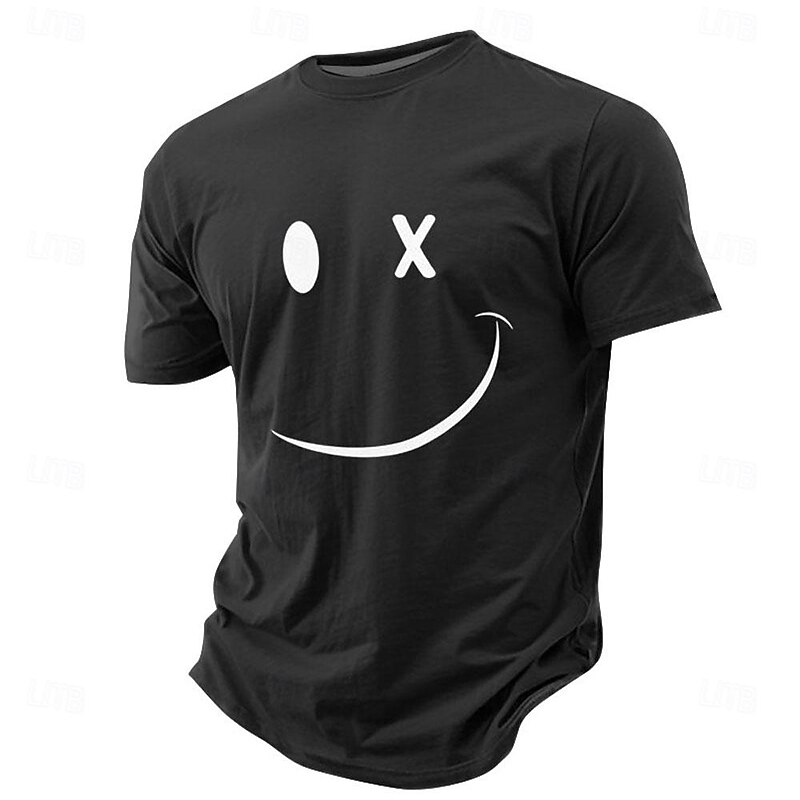 Men's Graphic T Shirt Short Sleeve T shirt 3D Print Crew Neck Shirt Vacation Sports Fashion Street Sports Outdoor Black Blue Green Summer Spring Clothing Apparel S M L XL XXL XXXL