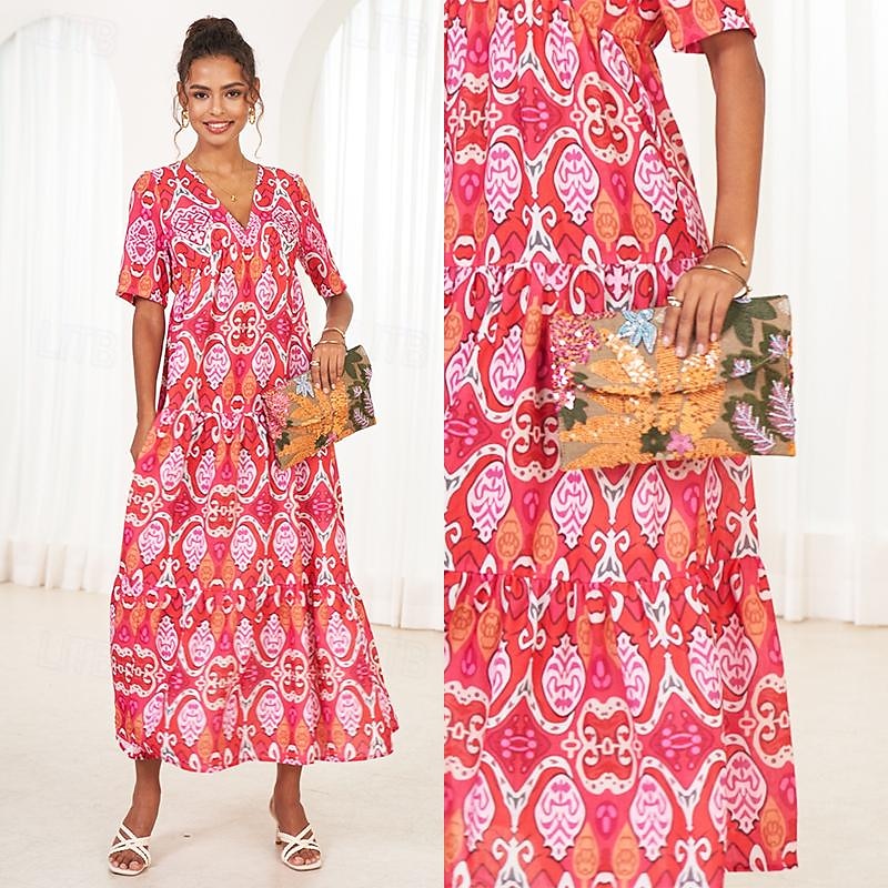 Women's Embroidered Floral Clutch - Handheld Evening Bag with Colorful Bead and Sequin Details3