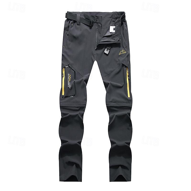 Men's Cargo Pants Hiking Pants Trousers Tactical Pants Military Outdoor Regular Fit Waterproof Quick Dry Breathable Pants / Trousers Detachable Design Black Army Green Hunting Climbing Camping2