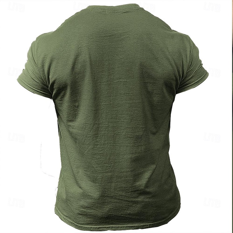 Men's Quotes & Sayings T Shirt Short Sleeve T shirt 3D Print Crew Neck Shirt Fashion Athleisure Street Sports Outdoor Blue Green Gray Summer Spring Clothing Apparel S M L XL XXL XXXL2