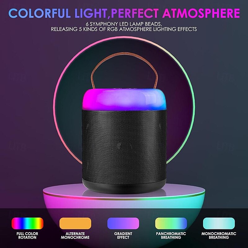 Mini Karaoke Machine with 1 Wireless Microphones for Kids Adults Portable Bluetooth Speaker Toy for Girls and Boys 2 4 5 6 7 8 9 10 12 Year Old Girl Birthday Gift Home Party Ideas3