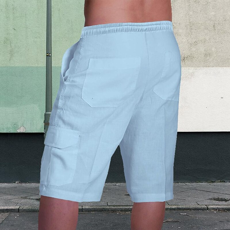 Sailing Anchor Men's Shorts Summer Hawaiian Shorts Casual Shorts Side Pockets Drawstring Elastic Waist Breathable Soft Short Daily Holiday Bottoms2