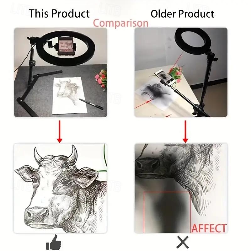 Desktop Live Mobile Phone Overhead Shooting Stand Network Red Fill Light Food Live Still Life Shooting Folding Remake Stand3