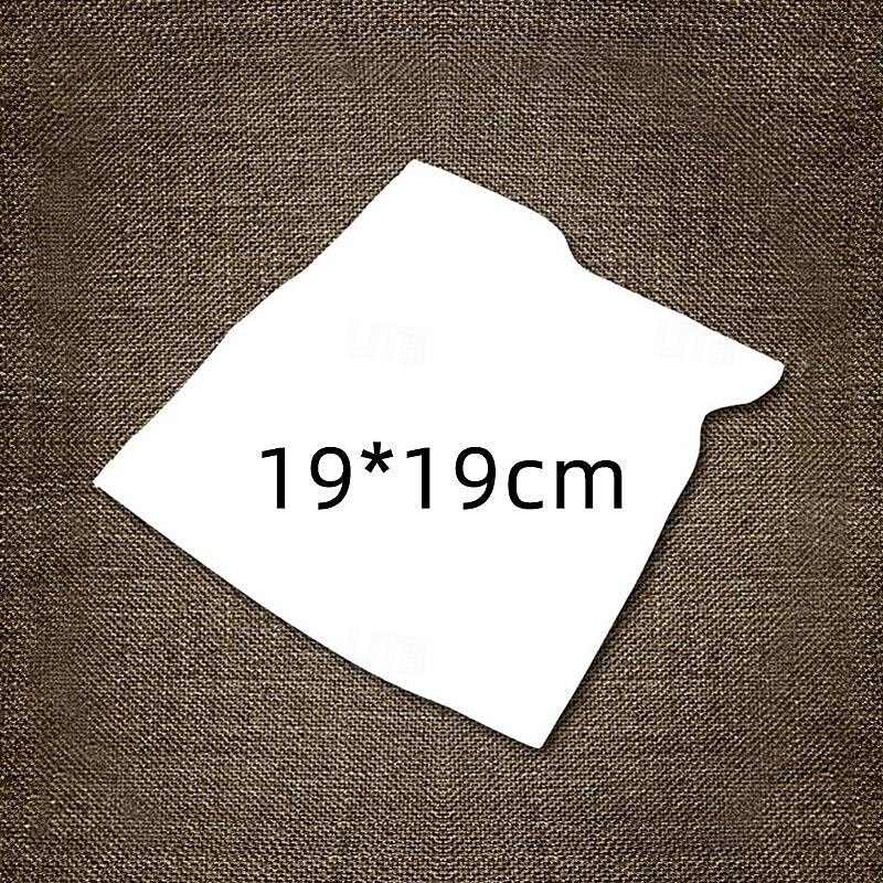 Tie Dyed Clothes Handkerchiefs Pure Cotton White T-Shirts Short Sleeves Plant Blue Dyed Scarves Pillows Wax Dyed White Cloth Square Scarves Tools3