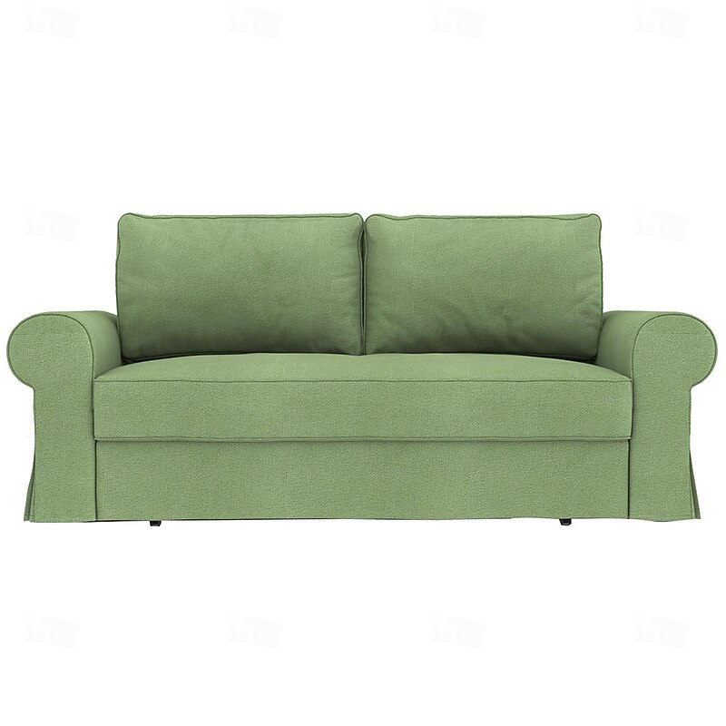 3-Seat Sofa Bed Cover Solid Color Slipcovers BACKcover LITB PRIME cover4